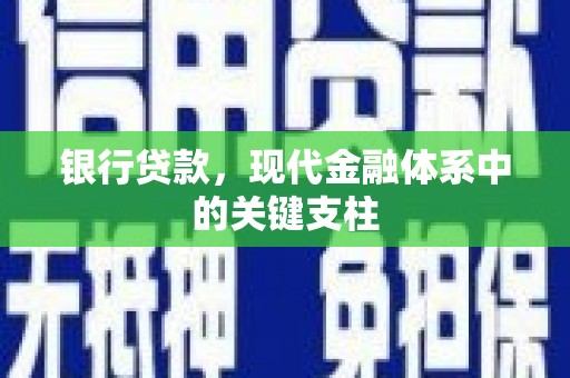 鹿城银行贷款，现代金融体系中的关键支柱