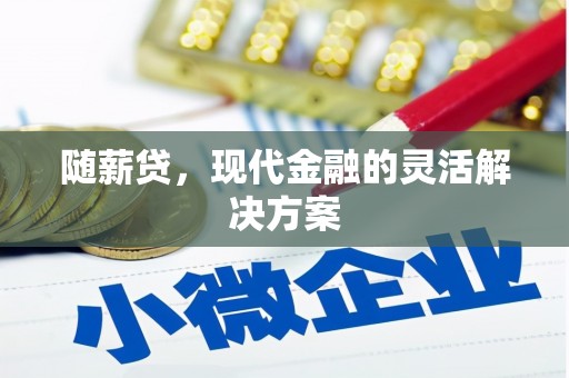 静宁随薪贷，现代金融的灵活解决方案