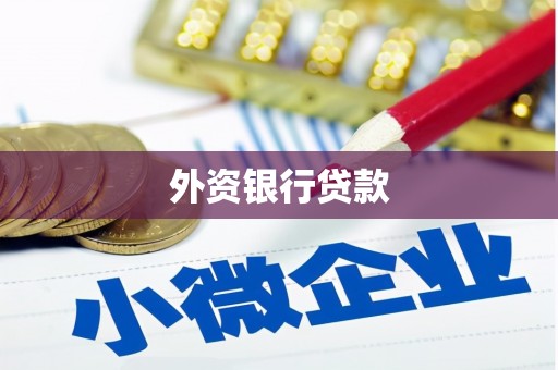 银川外资银行贷款