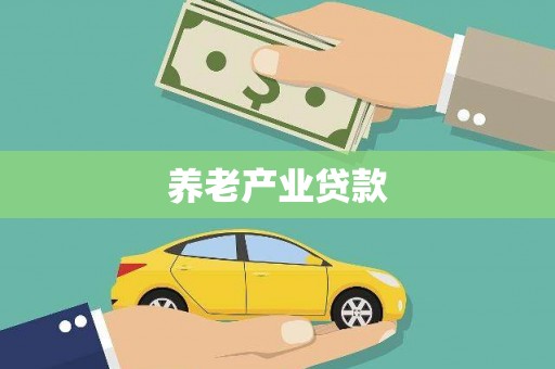 炉霍养老产业贷款