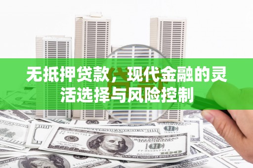临夏无抵押贷款，现代金融的灵活选择与风险控制