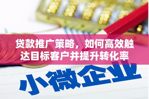 靖西贷款推广策略，如何高效触达目标客户并提升转化率