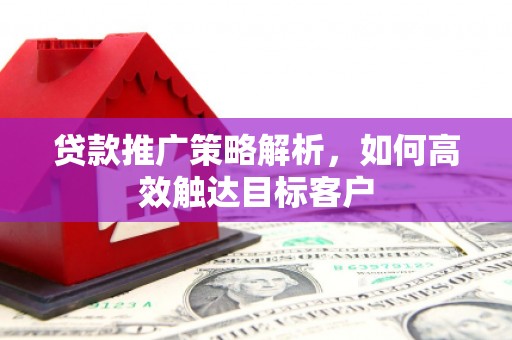 福海贷款推广策略解析，如何高效触达目标客户
