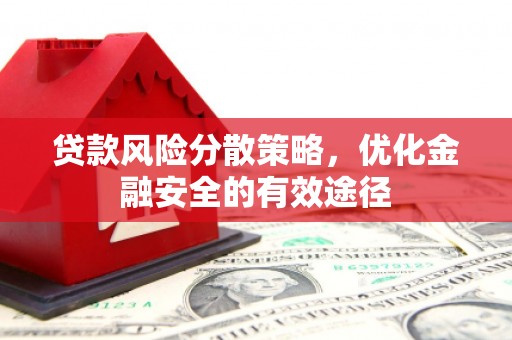 望谟贷款风险分散策略，优化金融安全的有效途径
