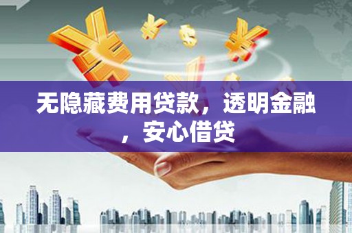 麦寮无隐藏费用贷款，透明金融，安心借贷