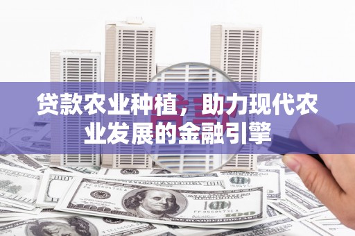 万全贷款农业种植，助力现代农业发展的金融引擎