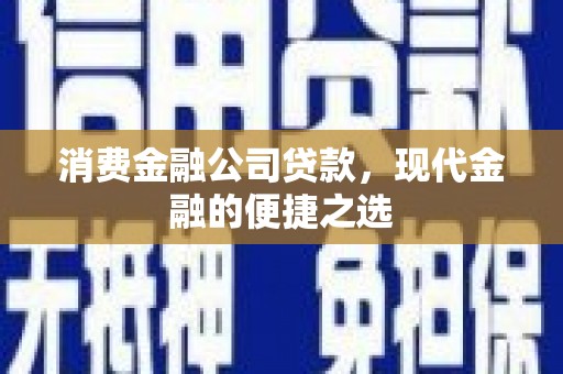 火炬消费金融公司贷款，现代金融的便捷之选