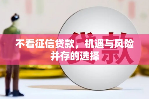 颍州不看征信贷款，机遇与风险并存的选择