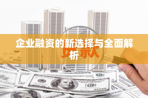 海淀企业融资的新选择与全面解析